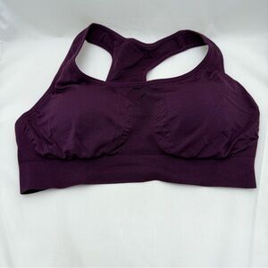 Now Sunday Seamless Racerback Sports Bra 2XL Purple 💜